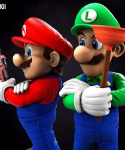 Mario and Luigi Stl