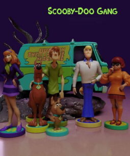 Scooby Doo Gang All Characters Diorama STL File