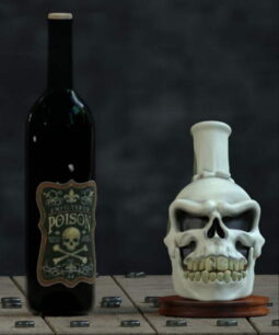 Skull Wine Holder STL