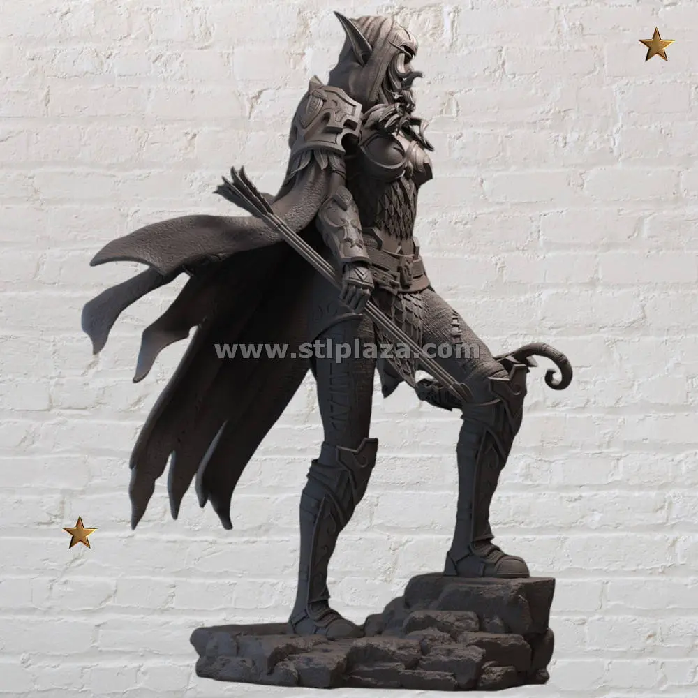 Alleria Windrunner Stl File Warcraft - Image 4