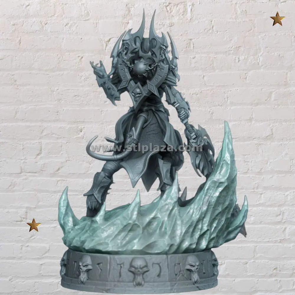 Draenei Death Knight Stl File Warcraft - Image 3