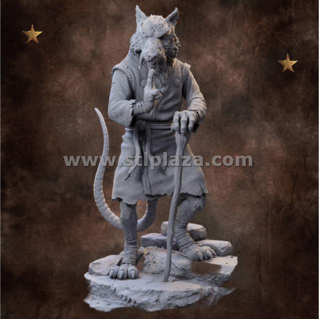 Master Splinter Stl File- Ninja Turtles - Image 3
