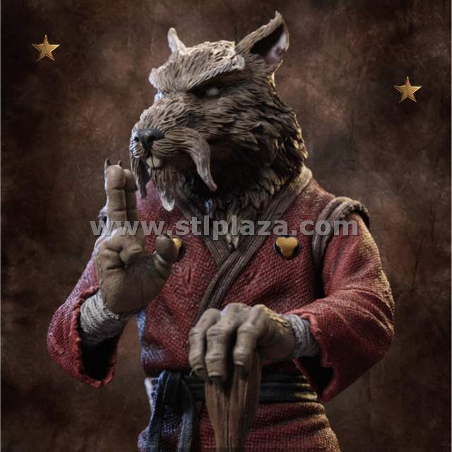 Master Splinter Stl File- Ninja Turtles