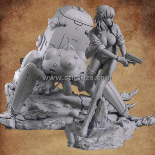 Motoko Kusanagi stl