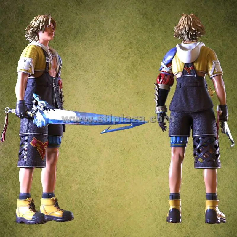 Tidus + Yuna Diorama Stl File From Final Fantasy +Nsfw - Image 5