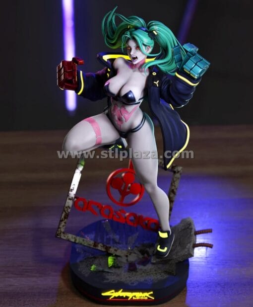 Rebecca STL File Cyberpunk+Nsfw