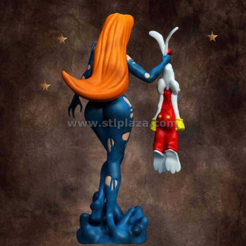 Jessica Venom With Rabit Printable Stl File - Stlplaza.com