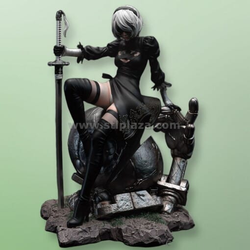 Nier Automata 2B Stl File For 3D Printers V4 1/6-1/9