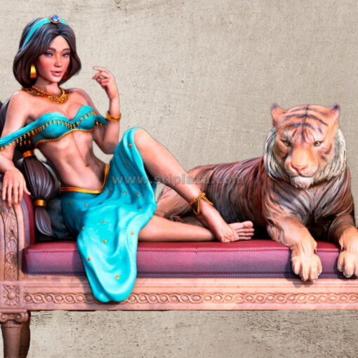 jasmine with sofa stl download figure