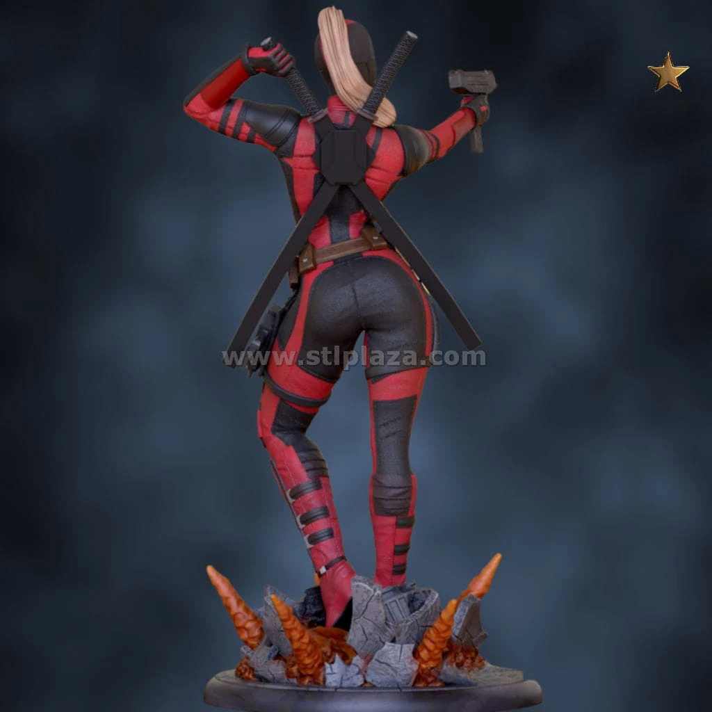 lady deadpool stl