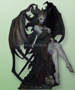 Demon Queen Lilith Stl File Diablo (v2)