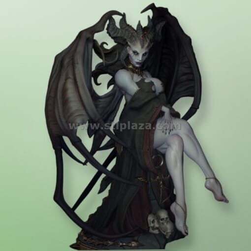 Demon Queen Lilith Stl File Diablo (v2)