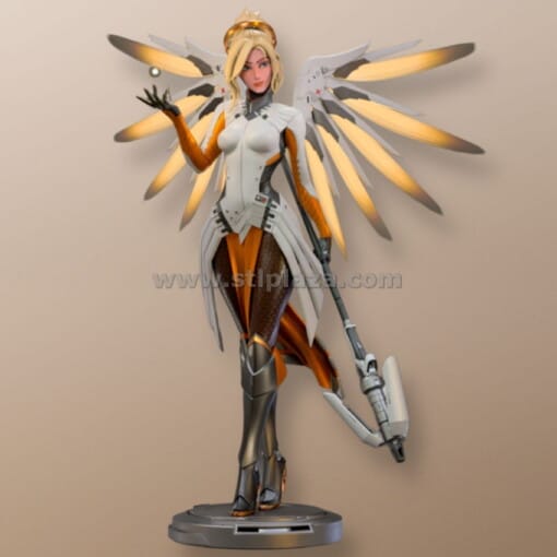 Mercy Stl File For 3D Printers From Overwatch