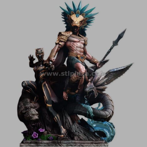 Black Panther and Namor Diorama stl