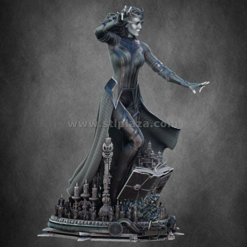 Scarlet Witch Stl File Download - Wanda Maximoff V2 1/6 Scale ...