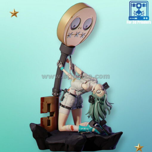 A.B.A Stl File For 3D Printers From Guilty Gear