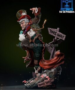 Mad Hatter Alice stl