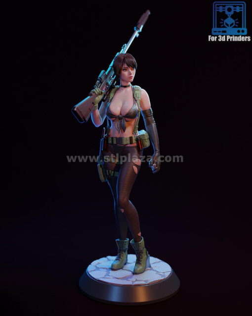 Quiet Metal Gear v2 Stl File For 3D Printers
