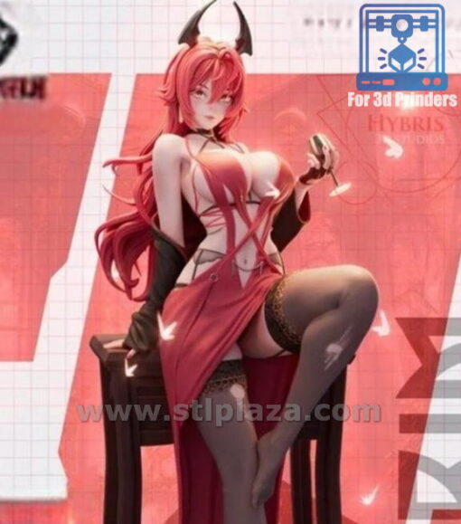 Red Hood Stl File For 3D Printers from Nikke Goddess of Victory