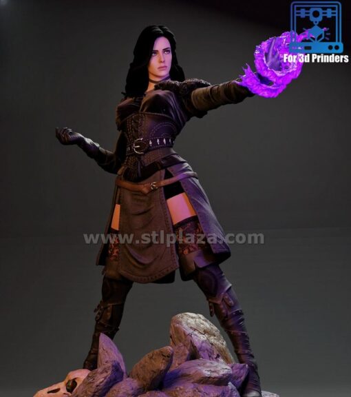 Yennefer figure stl file