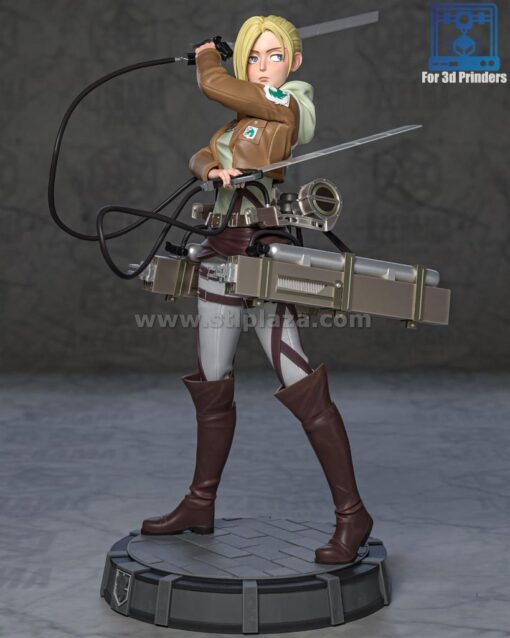 Annie Leonhart stl file Attack on Titan