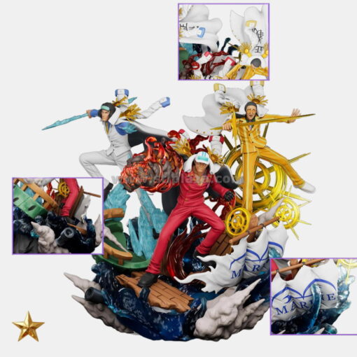 Akainu x Kizaru x Aokiji diorama