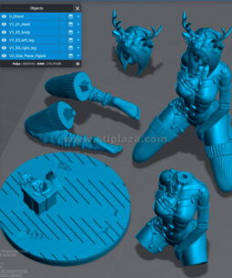 Rudolph Female 3d stl file