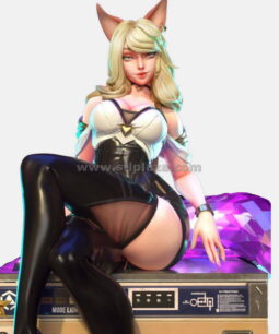 ahri 3d stl figure