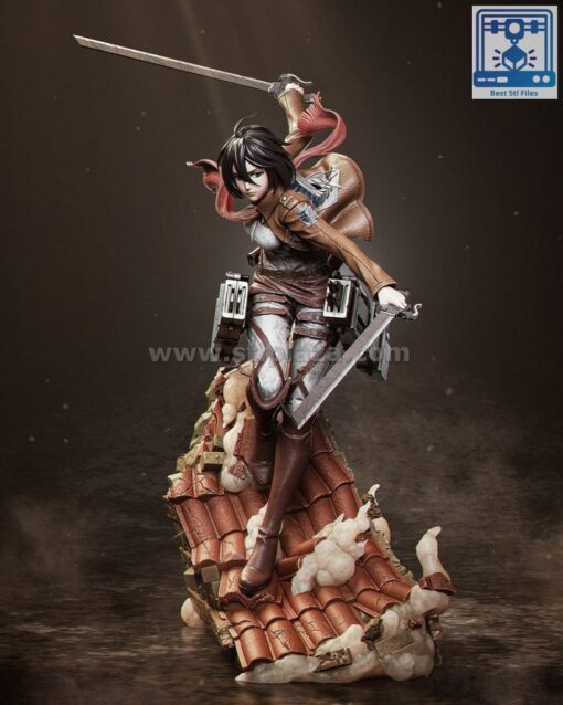 Mikasa Ackerman Attack on Titan 3d stl file