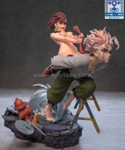 Momo Ayase and Okarun Dandadan 3d file