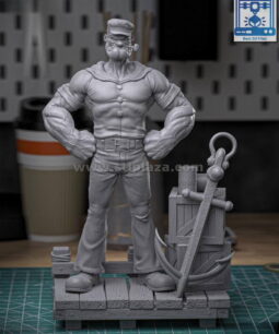 Popeye the Sailor 3d stl file