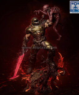Doomguy Doom 3d stl file