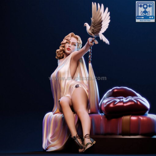 Pin-up 3d model