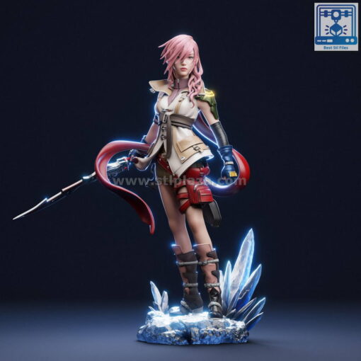 Claire Lightning Farron 3d stl