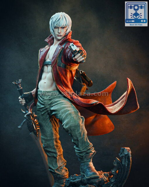 Dante Statue Devil May Cry 3d stl file