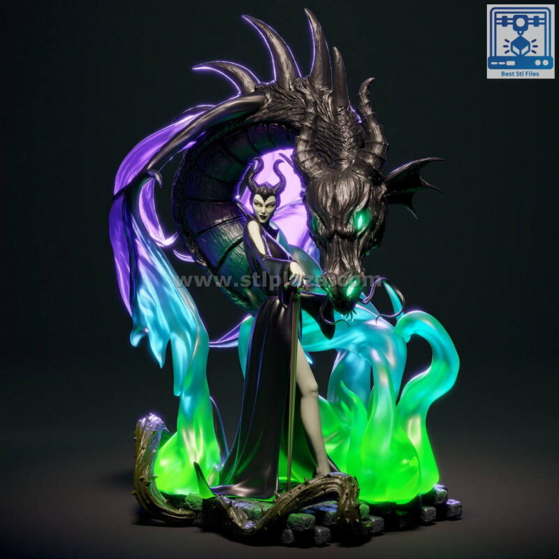 Maleficent Stl File For 3d Printers -Stlplaza.com Download Now