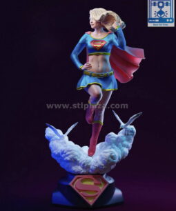 Super Woman Stl File For 3D Printers v3