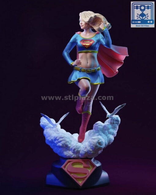 Super Woman Stl File For 3D Printers v3