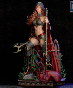 Magdalena 3d stl figure