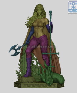 Magdalena 3d stl figure