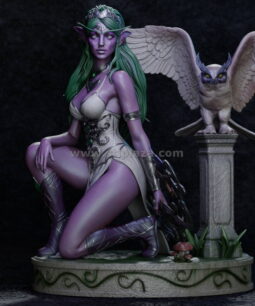 Tyrande 3d stl figure file