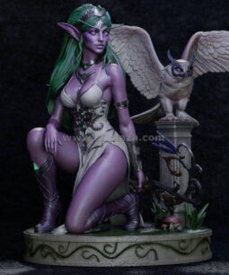 Tyrande 3d stl figure file