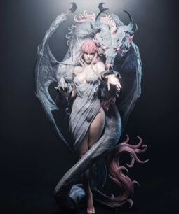 Dragon Girl 3d stl figure