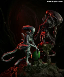 Xenomorph 3d stl file