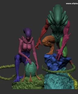 Xenomorph 3d stl file