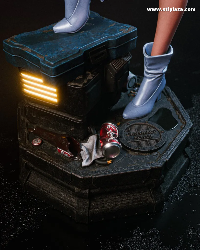 Faye Valentine Stl File For 3D Printers (v2) - Image 6