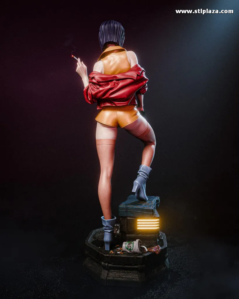 Faye Valentine Stl File For 3D Printers (v2) - Image 4